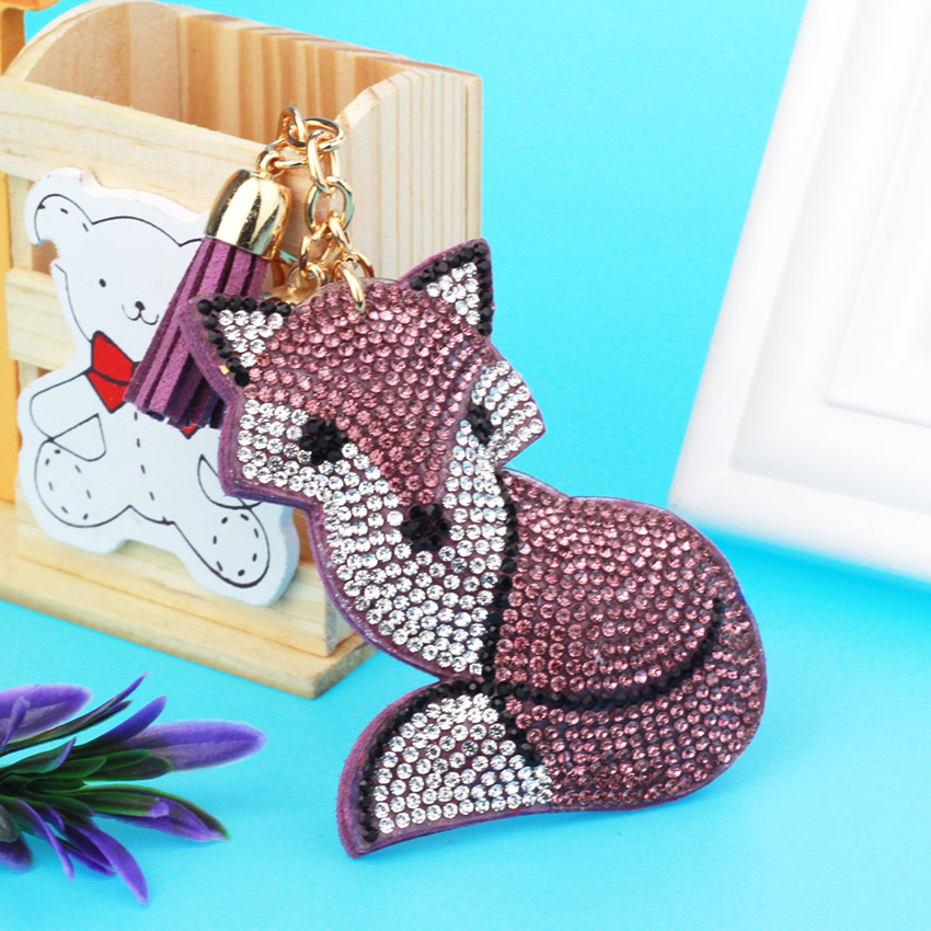 "BlingiFox" - Fox Keychain 6