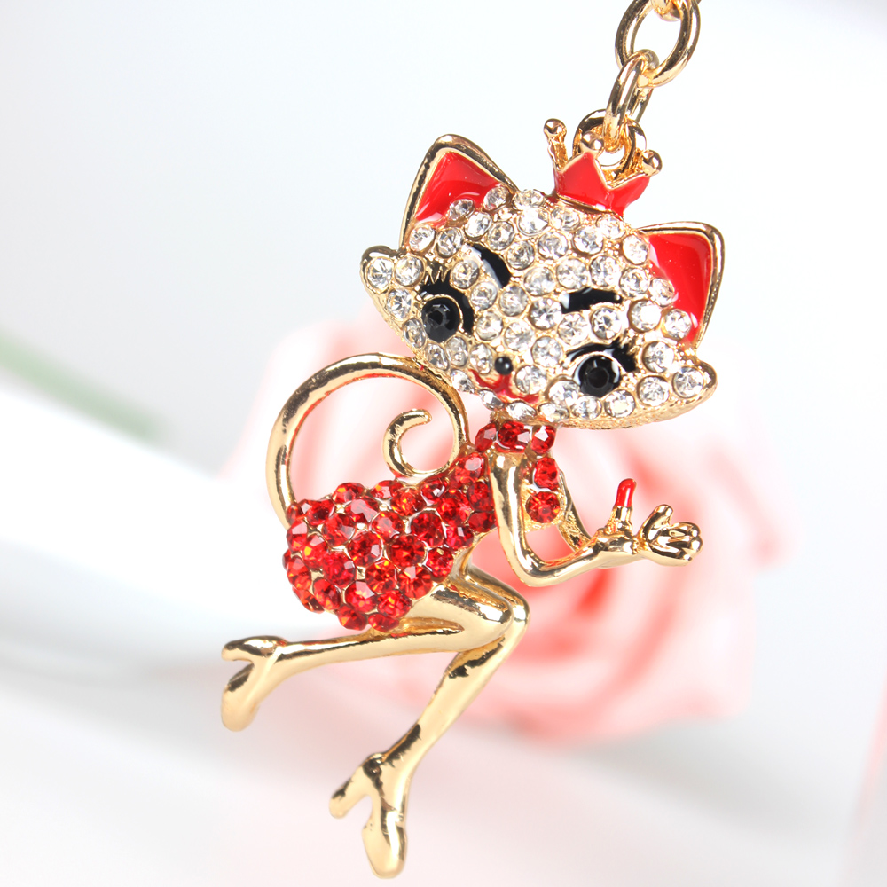 "CrownFox" - Fox Keychain 3