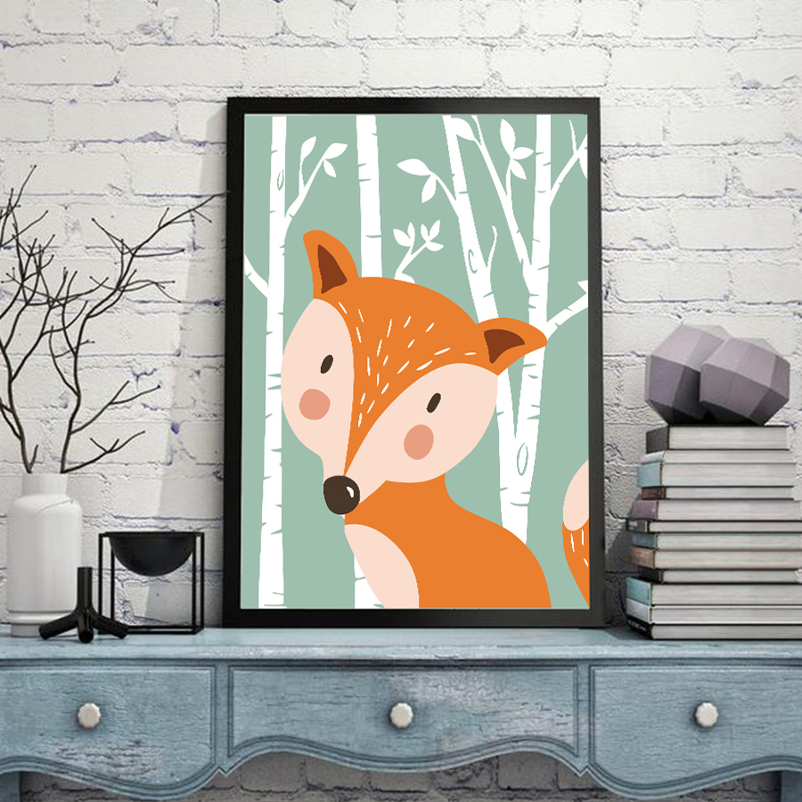 "Cartoon" - Fox Painting 2