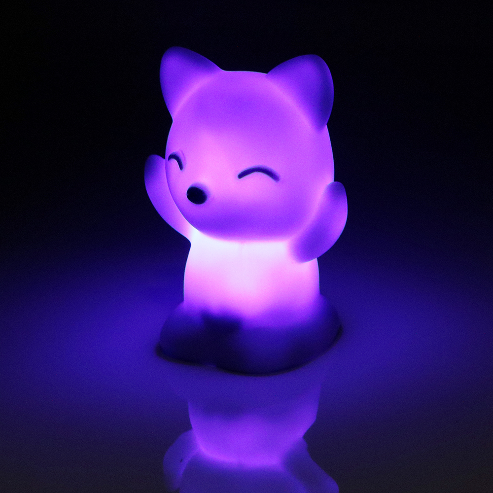 "NightFox" - 7 Colors LED Fox Lamp 3