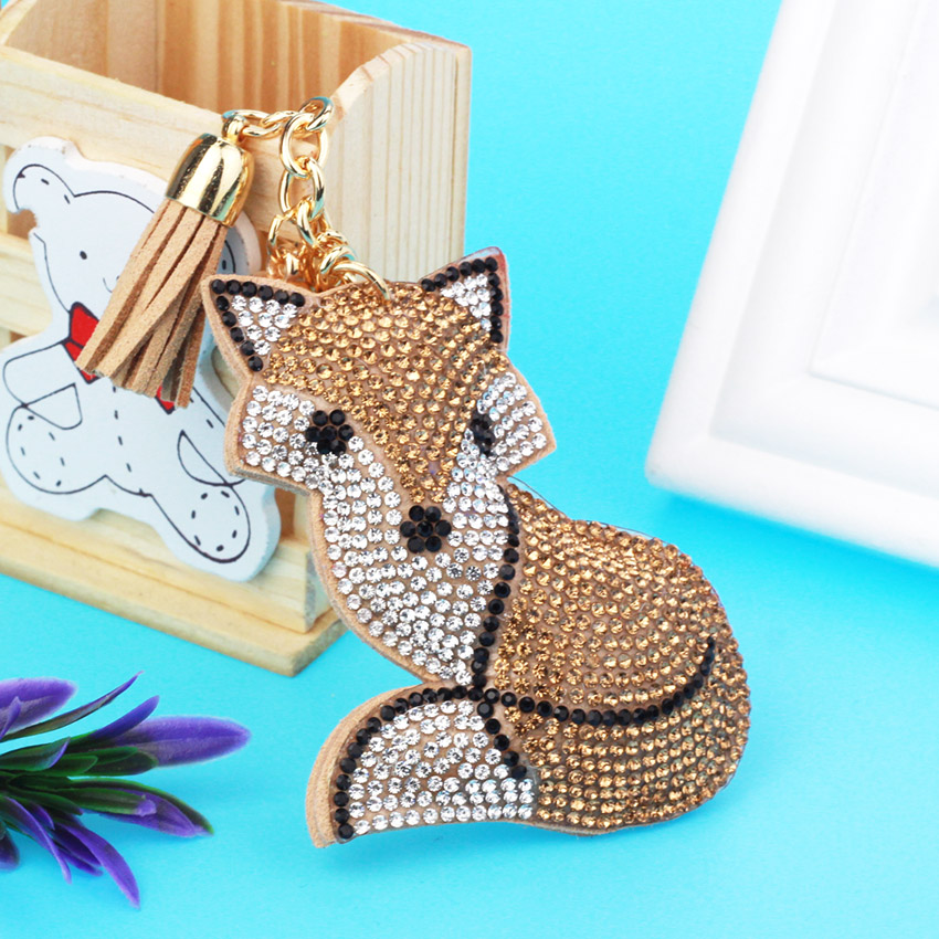 "BlingiFox" - Fox Keychain 3